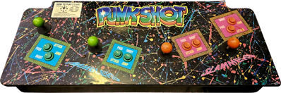 Punk Shot - Arcade - Control Panel (United States) - 2052x681