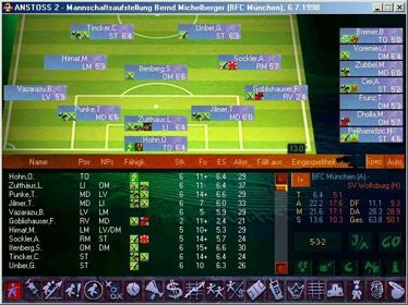 Anstoss 2: Der Fußballmanager - Screenshot - Gameplay (Germany) - 640x480