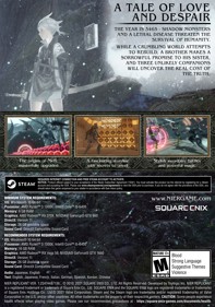NieR Replicant Ver.1.22474487139... - Fanart - Box - Back (World) - 1512x2154