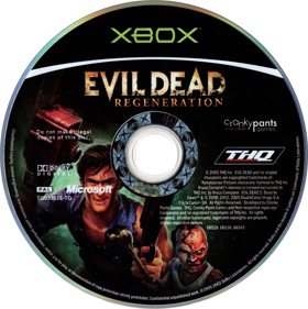 Evil Dead: Regeneration - Disc (Europe) - 750x752
