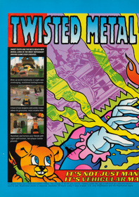 Twisted Metal 2 - Advertisement Flyer - Front (United States) - 1557x2200
