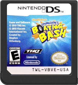 SpongeBob's Boating Bash - Cart - Front (North America) - 517x564