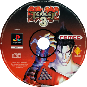 Tekken 3 - Disc (Europe) - 1300x1300
