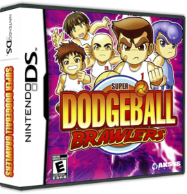 Super Dodgeball Brawlers - Box - 3D (North America) - 575x598