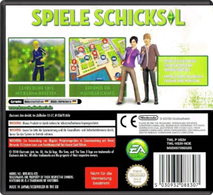 The Sims 3 - Box - Back - Reconstructed (Germany) - 774x708