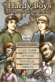 The Hardy Boys: Treasure on the Tracks - Screenshot - Game Title (World) - 256x384