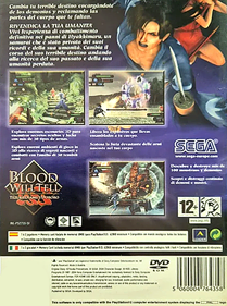 Blood Will Tell: Tezuka Osamu's Dororo - Box - Back (Italy) - 650x873