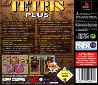 Tetris Plus - Box - Back (Europe) - 1601x1394