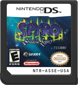 Spyro: Shadow Legacy - Cart - Front (North America) - 517x564