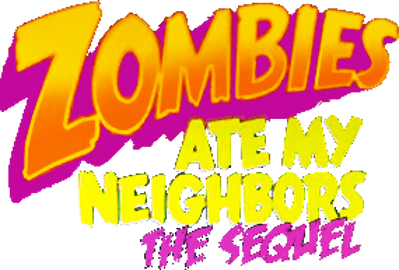 Zombies Ate My Neighbors: The Sequel - Clear Logo (North America) - 285x193