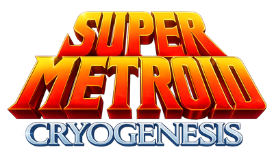 Super Metroid: Cryogenesis - Clear Logo (World) - 1462x848