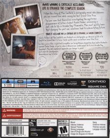 Life is Strange - Box - Back (Canada) - 640x800