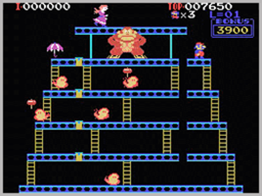 Donkey Kong Arcade - Screenshot - Gameplay (World) - 256x192
