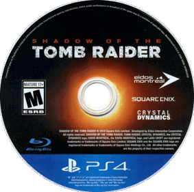 Shadow of the Tomb Raider - Disc (North America) - 752x746