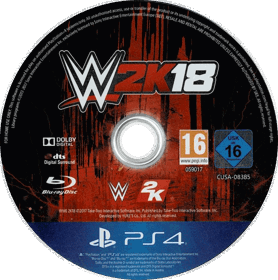 WWE 2K18 - Disc (Europe) - 789x795