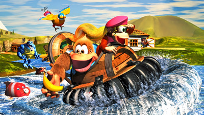 Illustration of Donkey Kong GB: Dinky Kong & Dixie Kong