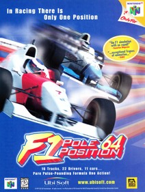 F1 Pole Position 64 - Advertisement Flyer - Front (North America) - 2000x2650