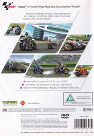 MotoGP 07 - Box - Back (United Kingdom) - 553x800