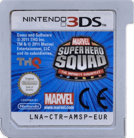 Marvel Super Hero Squad: The Infinity Gauntlet - Cart - Front (Europe) - 1276x1311