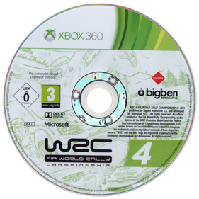 WRC 4: FIA World Rally Championship - Disc (Europe) - 900x900