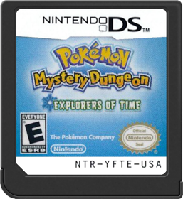 Pokémon Mystery Dungeon: Explorers of Time - Cart - Front (North America) - 517x564