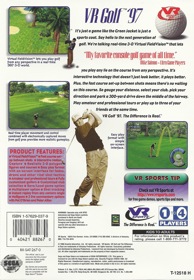 VR Golf '97 - Box - Back (North America) - 1640x2365