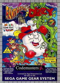 Fantastic Dizzy - Box - Front (Europe) - 496x680
