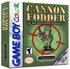 Cannon Fodder - Box - 3D (North America) - 1016x998