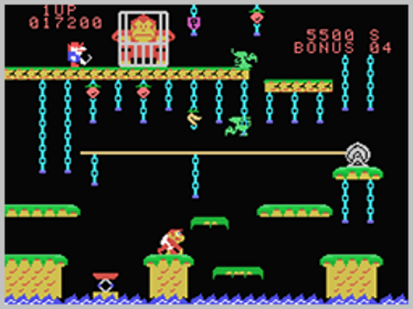 Donkey Kong Junior - Screenshot - Gameplay (World) - 256x192