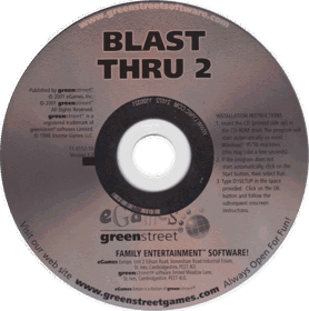 Blast Thru: A Brick Blasting Frenzy! - Disc (United Kingdom) - 751x757