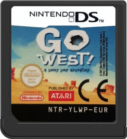 Go West: A Lucky Luke Adventure - Cart - Front (Europe) - 517x564