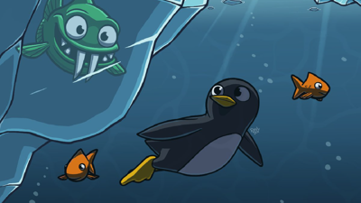 Super Tux - Fanart - Background (World) - 1280x720
