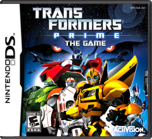 Transformers Prime: The Game - Box - Front - Reconstructed (North America) - 774x708