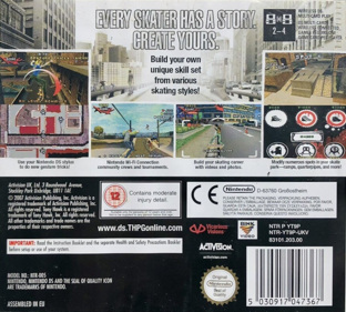Tony Hawk's Proving Ground - Box - Back (United Kingdom) - 870x783
