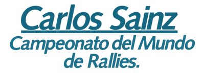 Carlos Sainz: Campeonato del Mundo de Rallies - Clear Logo (World) - 4000x1433