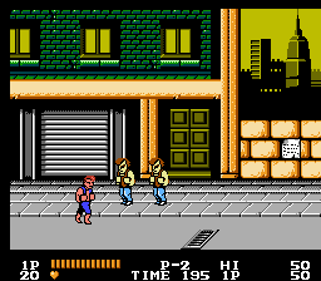 Double Dragon - Screenshot - Gameplay (World) - 256x224