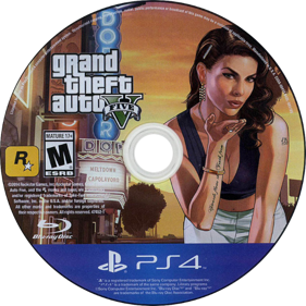 Grand Theft Auto V - Disc (North America) - 600x600