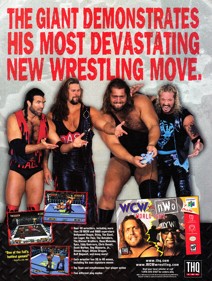 WCW vs. nWo: World Tour - Advertisement Flyer - Front (North America) - 2000x2650