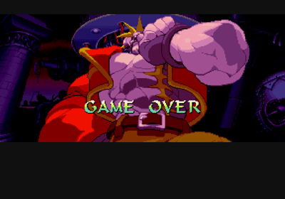 Night Warriors: Darkstalkers' Revenge - Screenshot - Game Over (World) - 640x448