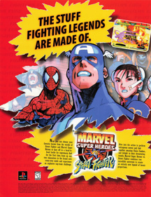 Marvel Super Heroes vs. Street Fighter - Advertisement Flyer - Front (United States) - 1692x2200