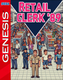 Retail Clerk '89 - Fanart - Box - Front (World) - 798x1016