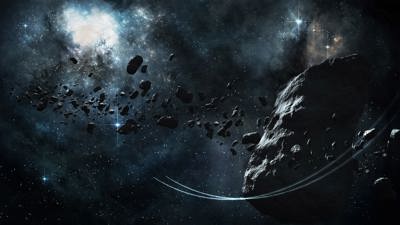 Asteroids - Fanart - Background (World) - 3840x2160