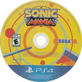 Sonic Mania - Disc (North America) - 1381x1373
