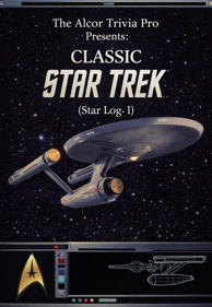 The Alcor Trivia Pro Classic Star Trek (Star-Log I) - Fanart - Box - Front (World) - 1024x1481