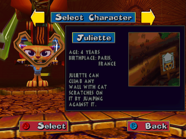 Fur Fighters - Screenshot - Game Select (World) - 640x480