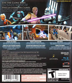 Star Wars: The Clone Wars: Republic Heroes - Box - Back (North America) - 640x737