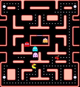 Ms Pacman 500 - Screenshot - Gameplay (World) - 452x492