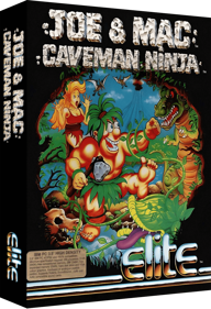 Joe & Mac: Caveman Ninja - Box - 3D (Europe) - 850x1244