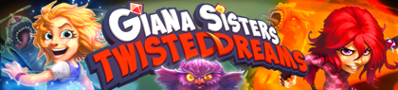 Giana Sisters: Twisted Dreams - Banner (World) - 420x95