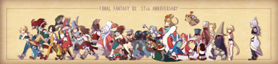 Final Fantasy IX - Fanart - Background (World) - 6100x1400